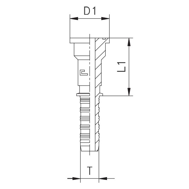سرشیلنگ کاترپیلاری کلاس 3000 | SAE FLANGE 3000 - SAE J518