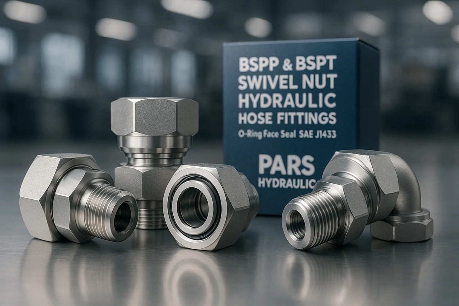 فیتینگ BSP | تفاوت BSPP و BSPT و راهنمای انتخاب | پارس هیدرولیک