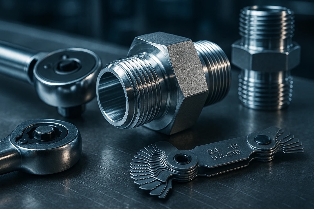 طراحی رزوه در اتصالات هیدرولیک | جزئیات فنی و نکات مونتاژ