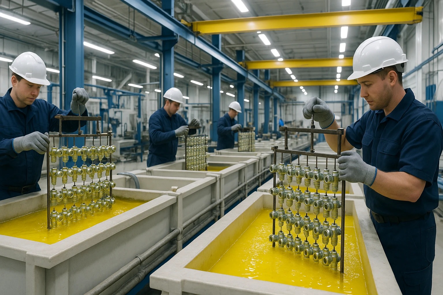 مزایای آبکاری کروماته در برابر گالوانیزه؛ انتخاب درست برای دوام اتصالات هیدرولیک