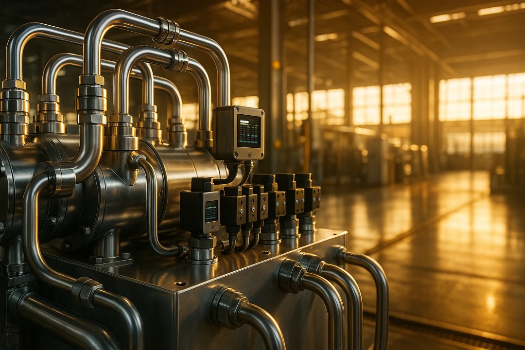 تحلیل مصرف انرژی در سیستم‌های هیدرولیک و نقش اتصالات در کاهش تلفات