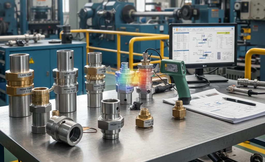 نقش دمای کاری در انتخاب متریال و طراحی اتصالات هیدرولیک