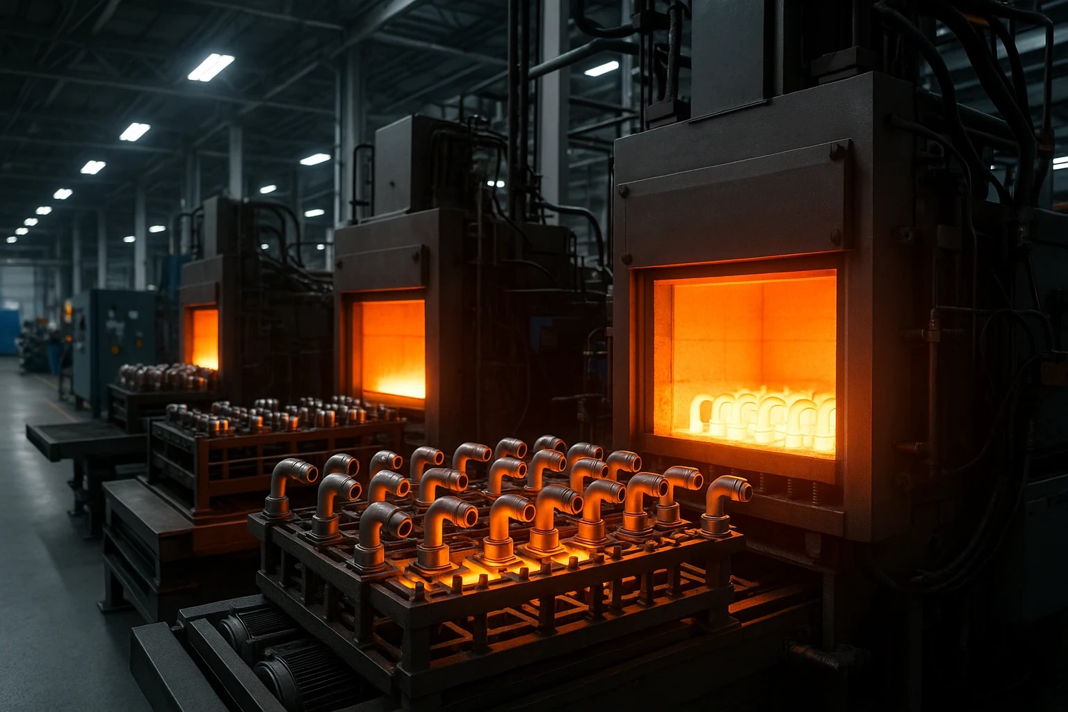 چگونه عملیات حرارتی باعث افزایش مقاومت اتصالات فولادی هیدرولیک می‌شود؟